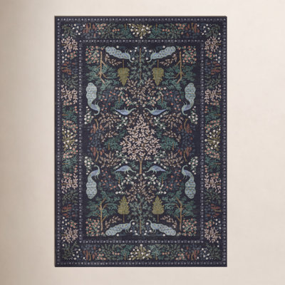 Rifle Paper Co. x Loloi Maison MAO-04 Tuileries Navy Rug & Reviews